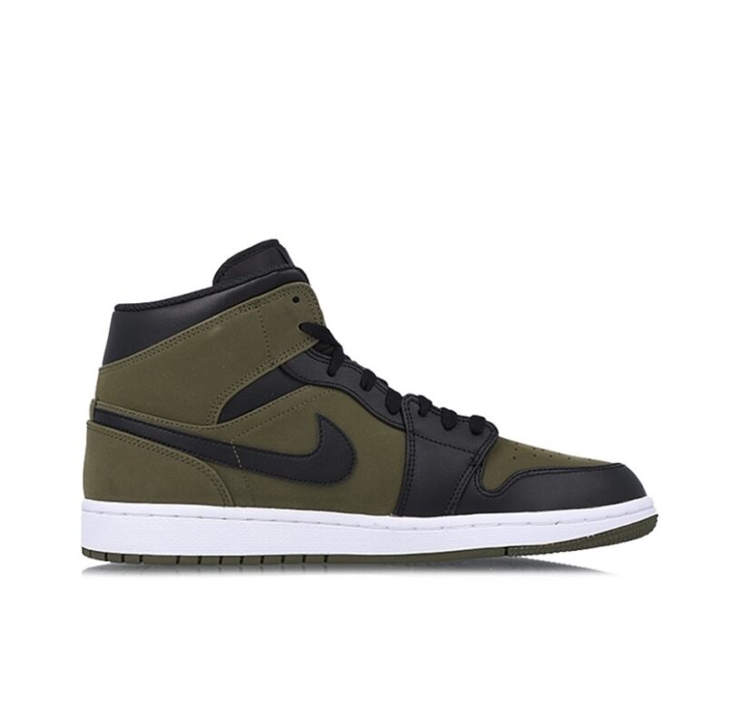 Jordan Air Jordan 1 Mid Olive Canvas